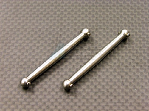 GPM Racing Team Associated RC18B Aluminum Front/rear Dog Bone (43mm) - 1pr Silver