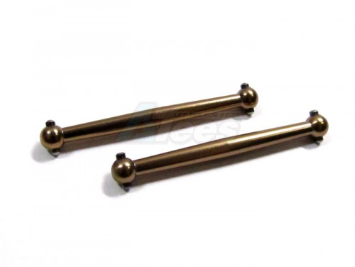 GPM Racing Team Associated RC18B Aluminum Front/rear Dog Bone (43mm) - 1pr Titanium