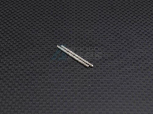 GPM Racing Team Associated RC18T2 Steel Shaft For RC18 Fornt Damper 1 Pair Silver