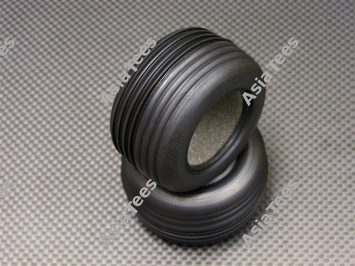 GPM Racing Team Associated RC18T Rear Rubber Standard Radial Tires With Insert (30 Degree) -1 Pair