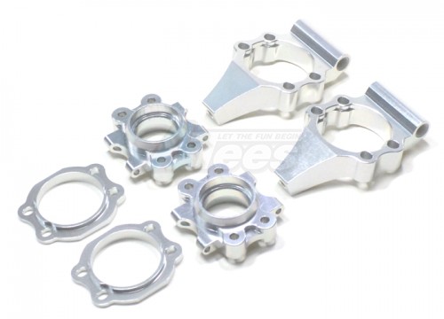 GPM Racing HPI Baja 5B RTR/5B SS/5T Aluminum Rear Knuckle Arm - 6pcs Set (Baja 5B/5B SS/5T) Silver