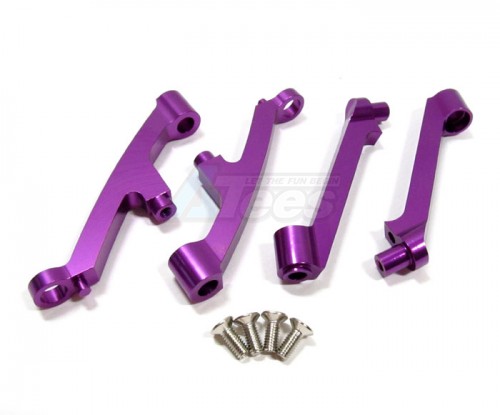 GPM Racing HPI Baja 5B RTR/5B SS/5T Aluminum Front Shock Tower Support Set (Baja 5B/5B SS/5T) Purple