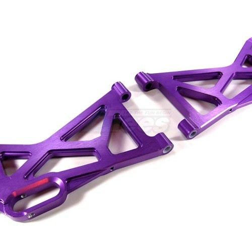 GPM Racing HPI Baja 5B Flux Aluminum Rear Lower Arm - 1 Pair (Baja 5B/5B SS/5T) Purple