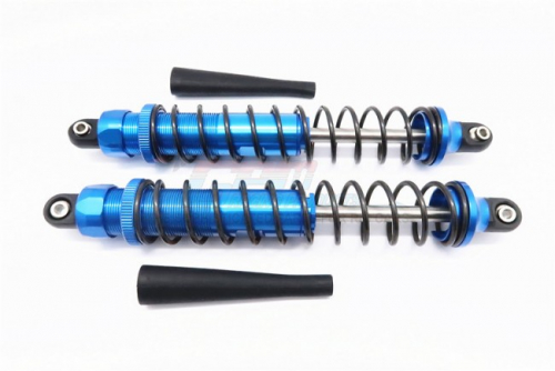 GPM Racing HPI Baja 5B RTR/5B SS/5T Aluminum Front Adjustable Spring Damper (186mm) With Damper Oil 1000 Viscosity 1 Pair Set (Baja 5B / 5B SS / 5T) Blue