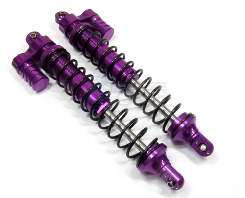 GPM Racing HPI Baja 5B Flux Aluminum Front L-Shape Dampers 1 Pair Purple
