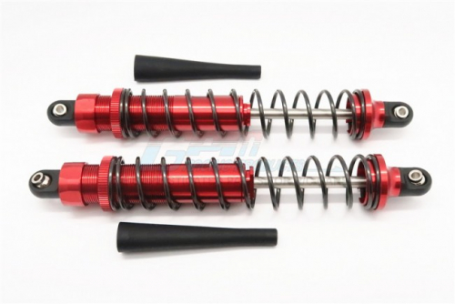 GPM Racing HPI Baja 5B RTR/5B SS/5T Aluminum Front Adjustable Spring Damper (186mm) With Damper Oil 1000 Viscosity 1 Pair Set (Baja 5B / 5B SS / 5T) Red