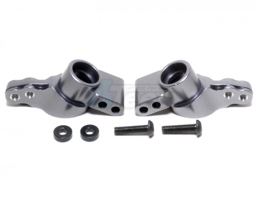 GPM Racing HPI Bullet 3.0 Aluminum Rear Knuckle Arm - 1Pair Set Gun Metal