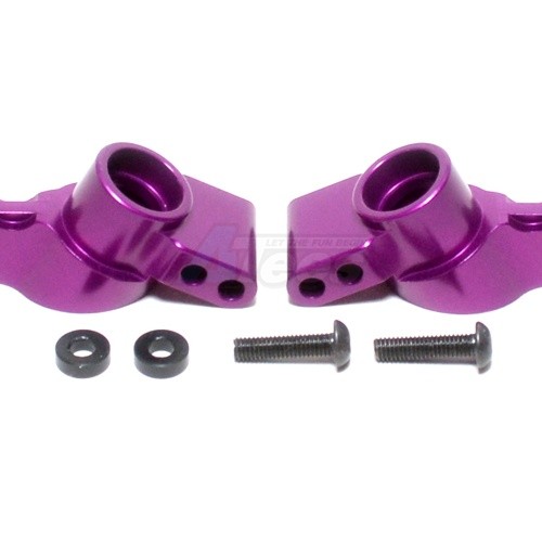 GPM Racing HPI Bullet 3.0 Aluminum Rear Knuckle Arm - 1Pair Set Purple