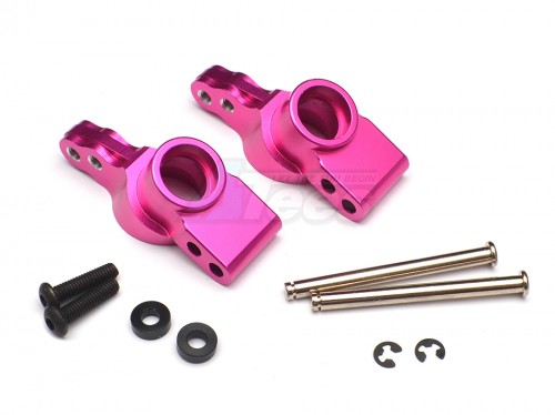 GPM Racing HPI Bullet ST Flux Aluminum Rear Knuckle Arm - 1pr Set (for Bullet 3.0 / Bullet Flux) Pink