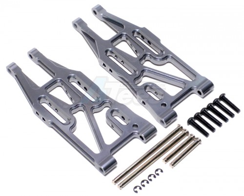 GPM Racing HPI Bullet 3.0 Aluminum Front Lower Arm - 1pr Set Gun Metal