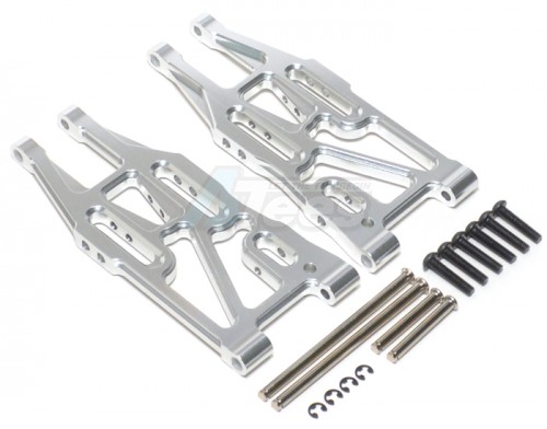 GPM Racing HPI Bullet 3.0 Aluminum Front Lower Arm - 1pr Set Silver