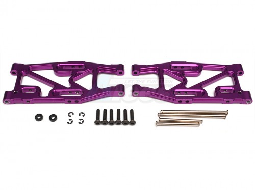 GPM Racing HPI Bullet 3.0 Aluminum Rear Lower Arm - 1Pair Set Purple