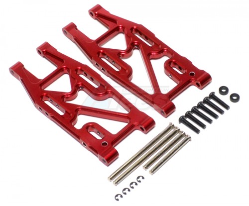 GPM Racing HPI Bullet 3.0 Aluminum Rear Lower Arm - 1pr Set Red