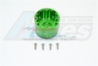 GPM Racing Team Losi Baja Rey Aluminium Front / Rear Diff Case - 5Pcs Set Green