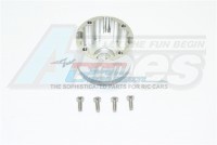GPM Racing Team Losi Baja Rey Aluminium Front / Rear Diff Case - 5Pcs Set Silver