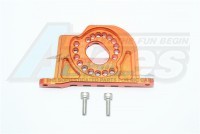 GPM Racing Team Losi Baja Rey Aluminium Motor Mount Plate With Heat Sink Fins - 3Pcs Set Orange