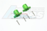 GPM Racing Team Losi Baja Rey Aluminium Rear Axle Adapters - 6Pcs Set Green