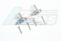 GPM Racing Team Losi Baja Rey Aluminium Rear Axle Adapters - 6Pcs Set Silver