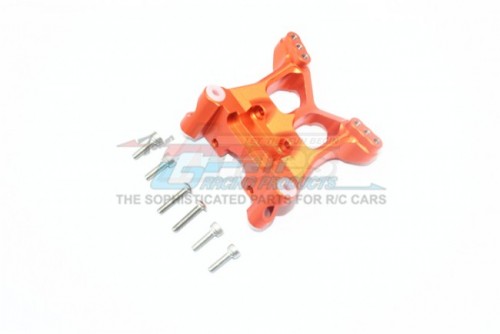 GPM Racing Team Losi Baja Rey Aluminium Front Shock Mount - 7Pcs Set Orange