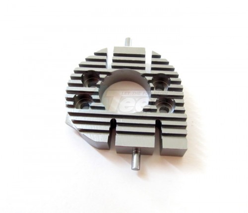 GPM Racing Tamiya CC01 Aluminum Motor Plate - 1 Piece Gun Metal