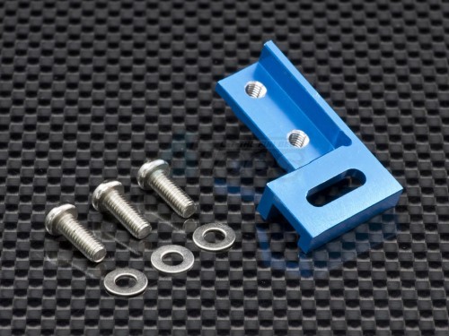 GPM Racing Tamiya CC01 Aluminum Servo Mount Blue