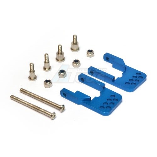 GPM Racing Tamiya CC01 Aluminium Rear Damper Mount With Multiple Holes- 1 Set Blue