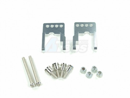 GPM Racing Tamiya CC01 Aluminum Rear Damper Mount - 1set Silver