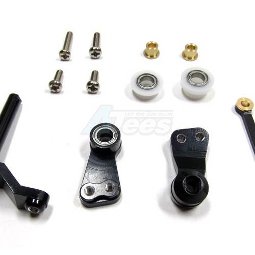 GPM Racing Tamiya CC01 Aluminum Steering Assembly - 1set Black