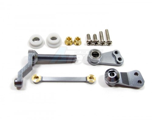 GPM Racing Tamiya CC01 Aluminum Steering Assembly Set Gun Metal