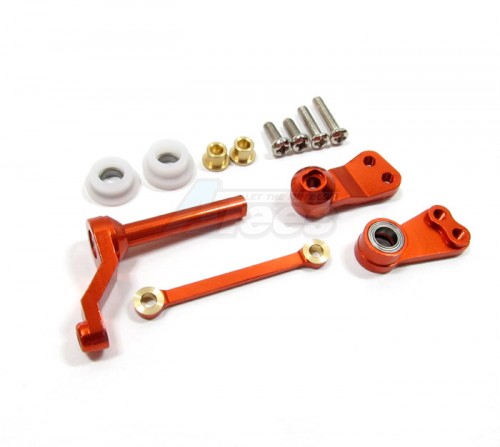 GPM Racing Tamiya CC01 Aluminum Steering Assembly - 1set Orange