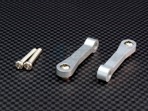 GPM Racing Tamiya CC01 Aluminum Front Upper Suspension Arm 1 Pair Silver
