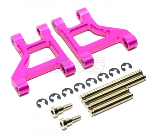 GPM Racing Tamiya CC01 Aluminum Front Lower Suspension Arm - 1 Pair Pink