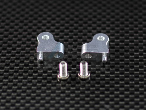 GPM Racing Tamiya CC01 Aluminum Mount Use For Front Damper 2 Pieces Set Silver