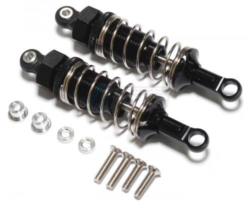 GPM Racing Tamiya CC01 Nylon Rear Ball Top Damper (70MM) With Aluminum Body & Ball Ends – 1Pair Set Black