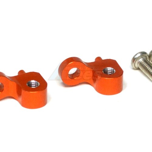 GPM Racing Tamiya CC01 Aluminum Mount Use For Rear Damper 2 Pieces Set Orange