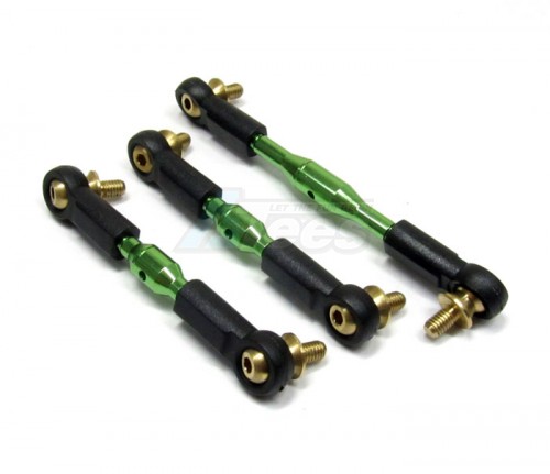 GPM Racing Tamiya CC01 Aluminum Tie Rod For Servo & Steering 3 Pieces Set Green