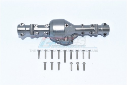 GPM Racing Tamiya CC02 Aluminium Rear Gear Box - 17Pcs Set Gun Metal