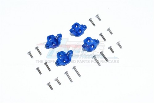 GPM Racing Tamiya CC02 Aluminium Center Axle Mount Set For Suspension Links - 20Pcs Set Blue