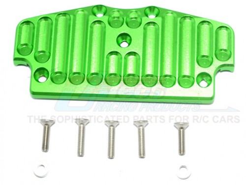 GPM Racing Tamiya CC01 Aluminium Front Bumper Mount - 8Pcs Set Green