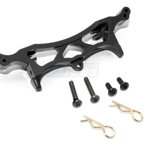 GPM Racing HPI Crawler King Aluminium Front/Rear Shock Tower - 1Pc Set Black
