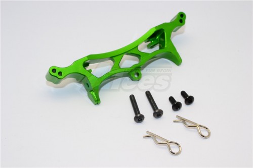 GPM Racing HPI Crawler King Aluminium Front/Rear Shock Tower - 1Pc Set Green