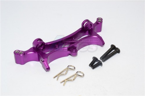 GPM Racing HPI Crawler King Aluminium Front/Rear Shock Tower - 1Pc Set Purple