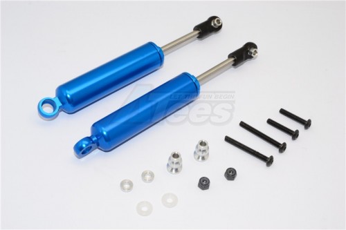 GPM Racing HPI Crawler King Aluminium Front/Rear Internal Shocks (110MM) - 1Pair Set Blue