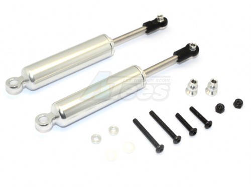 GPM Racing HPI Crawler King Aluminium Front/Rear Internal Shocks (110MM) - 1Pair Set Silver