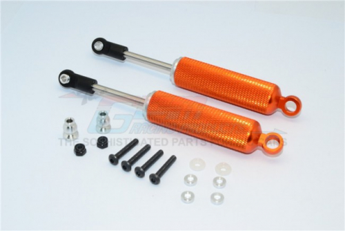 GPM Racing HPI Crawler King Aluminium Front/Rear Internal Shocks (110MM) - 1Pr Set Orange