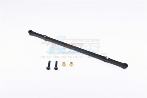 GPM Racing HPI Crawler King Aluminium Front/Rear Steering Tie Rod - 1Pc Set Black