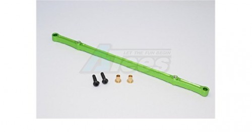 GPM Racing HPI Crawler King Aluminium Front/Rear Steering Tie Rod - 1Pc Set Green