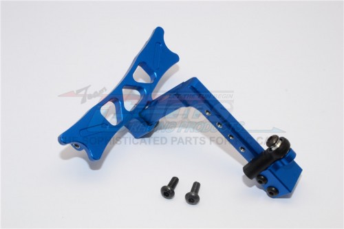 GPM Racing HPI Crawler King Aluminium Adjustable Tow Hitch - 1Set Blue