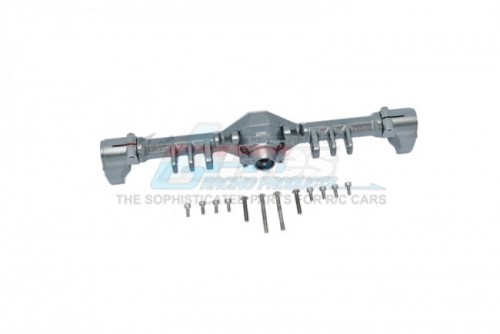 GPM Racing Axial Capra Aluminium Rear Gear Box - 13Pcs Set Gun Metal
