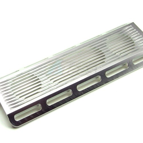 GPM Racing Tamiya CR01 Aluminum Battery Holder - 1 Piece Silver